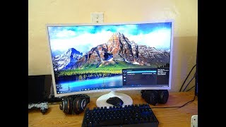 Samsung Curved Monitor Best Settings [upl. by Keefe871]