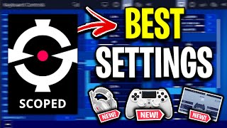 Scoped Fortnite Chapter 2 Settings Controller Binds and Setup Tfues DUO [upl. by Enirehtak]