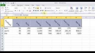 Hindi Microsoft Excel pt 3 [upl. by Leventis]