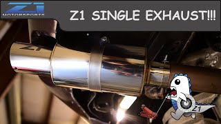 Z1 MSpec 350z Single Exhaust  350zG35 [upl. by Ogata269]