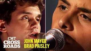 John Mayer amp Brad Paisley Perform Daughters  CMT Crossroads [upl. by Laucsap]