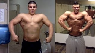 CRAZY STEROID TRANSFORMATION  BEFORE AND AFTER LESS THAN A YEAR [upl. by Frye]