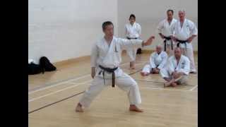 Kagawasensei demonstrating beginning of kata gojushihosho [upl. by Korella]