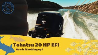 Five Months With the Tohatsu 20hp 4 Stroke Outboard [upl. by Myrvyn340]