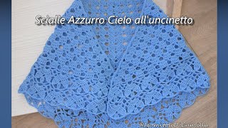 Scialle Azzurro Cielo alluncinetto [upl. by Mitran99]