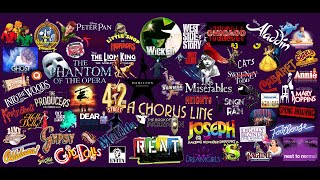 Top 100 Musical Theater Songs [upl. by Akienom]