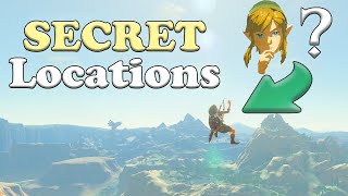 Secret Locations in Zelda Breath of the Wild  BotW [upl. by Kunz980]