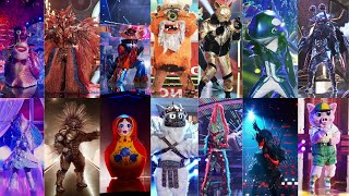 All MS5 Masked Singer Reveals Season 5  The Masked Singer Season 5 [upl. by Yknip]