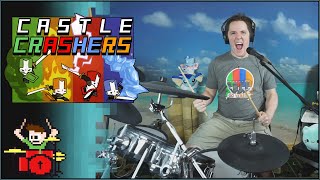 Castle Crashers Full Soundtrack On Drums [upl. by Itsa475]