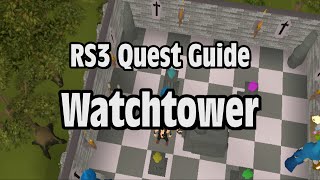 RS3 Watchtower Quest Guide  RuneScape [upl. by Adniroc]