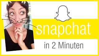 ♥ Snapchat erklärt in 2 Minuten  Wie funktioniert Snapchat [upl. by Nhguavoj230]