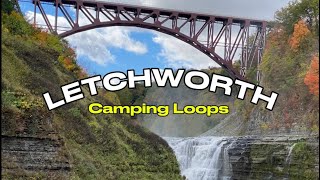 Letchworth State Park Camping Loop Tour [upl. by Kunkle]