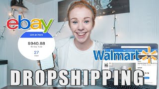 How To Dropship On EBAY from Walmart EASY Copy and Paste Job  Ebay Dropshipping 2021 [upl. by Otreblig259]