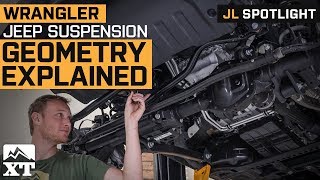 How Jeep Suspension Works  Jeep Suspension Geometry Explained [upl. by Ecirtaeb]