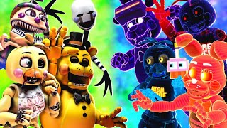 SFM FNaF Hoaxes vs Arcade Mayhem [upl. by Ddart557]