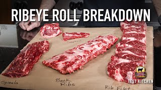 How to Break Down a Ribeye Roll [upl. by Efinnej]