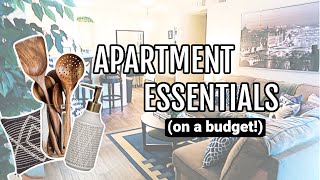 Apartment EssentialsMustHaves on a BUDGET⎜The ULTIMATE Checklist [upl. by Claudina]