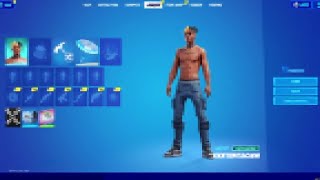 XXXTENTACION SKIN IN FORTNITE Shorts  Crninon [upl. by Kenimod]