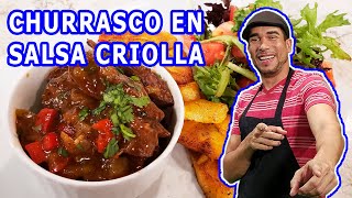 Churrasco en Salsa Criolla  Edgardo Noel [upl. by Shanta247]