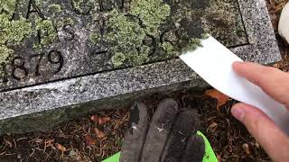 Gravestone Cleaning  National Grave Care [upl. by Netnerb]