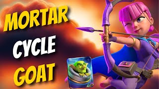 THE GREATEST MORTAR CYCLE DECK IN CLASH ROYALE HISTORY [upl. by Carrew]