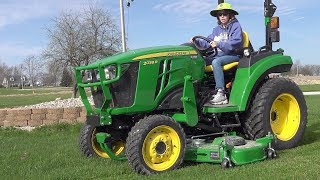 Deere 2038R  Finally A Larger Tractor [upl. by Nhguavahs]