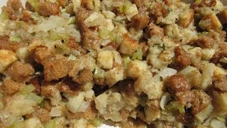 THANKSGIVING DAY STUFFING  How to make STUFFING  DRESSING Recipe [upl. by Alrac]