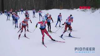 2021 Slumberland American Birkebeiner  Men’s Skate Race [upl. by Aiksas]