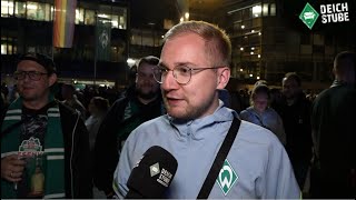 „Wussten vorher der macht das Ding nicht rein“ Werder BremenFans gefrustet nach FC AugsburgSpiel [upl. by Eanore]