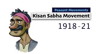 Kisan Sabha Movement UPSC  Peasant Movement in India  Modern History of India Spectrum  UPSC [upl. by Ainslie]