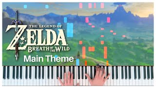 Main Theme  The Legend of Zelda Breath of the Wild  Piano Cover  Sheet Music [upl. by Gael]