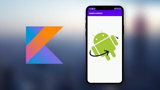 How to animate Buttons TextView ImageView etc in Android Studio Kotlin 2020 [upl. by Eiduj]