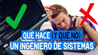 👨‍💻🦇 ¿QUÉ HACE UN INGENIERO DE SISTEMAS  LA VERDAD sobre la Ingenieria de Sistemas 😱 👨‍💻 [upl. by Igal]