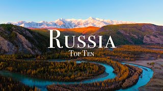 Top 10 Places To Visit In Russia  4K Travel Guide [upl. by Breeze]