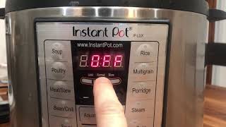 How to use the ADJUST button on the Instant Pot [upl. by Fillian]