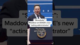 Shambolic Maddow on DOGEs new acting administrator [upl. by Vittoria]