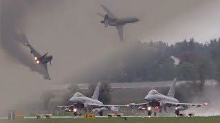 Eurofighter Typhoon SCRAMBLE INTERCEPT amp DOGFIGHT Demo [upl. by Bertila]