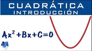 Ecuación cuadrática  Introducción [upl. by Razid]