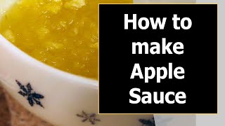 How to make Apple Sauce  Microwave recipe [upl. by Victorine385]