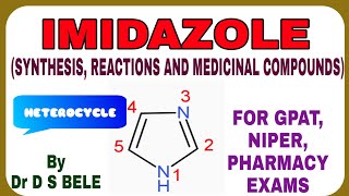 IMIDAZOLE SYNTHESIS REACTIONS AND MEDICINAL COMPOUNDS [upl. by Adali]