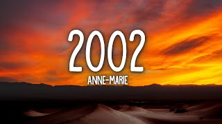 AnneMarie  2002 Lyrics [upl. by Reyaht]