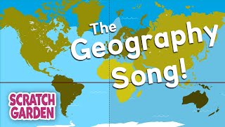 The Geography Song  Globe vs Map Song  Scratch Garden [upl. by Dyolf]