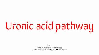 Uronic acid pathway  Biochemistry [upl. by Adorne856]