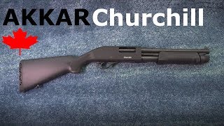 AKKAR Churchill Short Barrel Shotgun  Review  Shooting Canada [upl. by Ainegul]