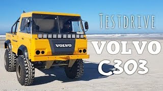 Wiegman4x4eu Test drive Volvo C303 turbo diesel on the beach of the island Terschelling [upl. by Kilbride299]