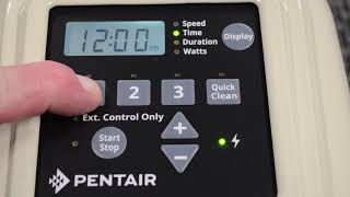 How to Program a Pentair SuperfloVS 342001 Pump [upl. by Aneroc]