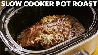 How to Make Slow Cooker Pot Roast  Allrecipes [upl. by Annayoj]