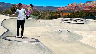 Skating The Worlds Most Beautiful Skatepark [upl. by Konrad816]