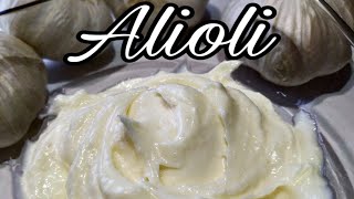 Alioli in one minute Spanish recipes with Sofia [upl. by Arsuy]