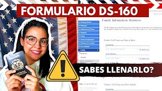 Cómo llenar el FORMULARIO DS160 para la solicitud de VISA AMERICANA 2023  Astrid Bernier [upl. by Roddie]